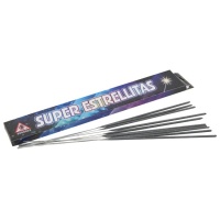 Bengalas estrellitas en caja de 30 cm - 10 unidades