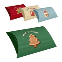 Caja regalo de 16,5 x 7 x 22,9 cm de Sweet Christmas - 4 unidades
