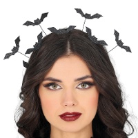 Diadema de murciélagos volando