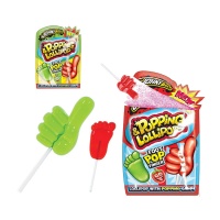 Piruleta con polvo dulce crujiente de sabores surtidos - Popping lollipop