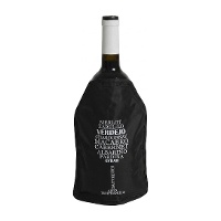 Enfriador para botella de vino negro