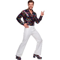 Disfraz de años 80 estilo disco para hombre
