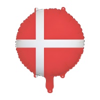 Globo de bandera de Dinamarca de 35 cm