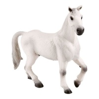 Figura para tarta de caballo blanco oldenburguer de 12,5 cm