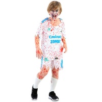 Disfraz de futbolista zombie para niño