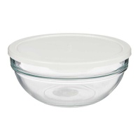 Tupper de 1135 ml de cristal redondo