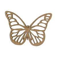 Shaker de madera de mariposa dos siluetas con acetato de 9 x 6 cm - Artis decor