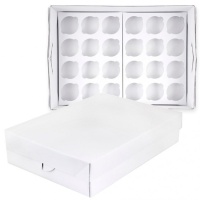 Caja rectangular para 24 cupcakes de 44 x 32 x 9 cm - PME