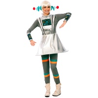 Disfraz de extraterrestre gris para mujer