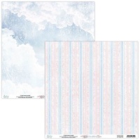 Papel de scrapbooking de Elodie rosa y azul - Mintay papers - 1 hoja