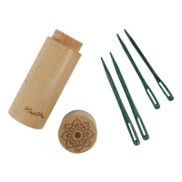 Agujas laneras de madera con estuche The Mindful Collection - KnitPro - 6 piezas