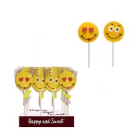 Piruleta de emoticono de nube con choco de 30 gr - 1 unidad