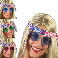 Gafas hippie de colores surtidos