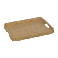 Bandeja para servir de bambú de 35 x 25 cm - DCasa