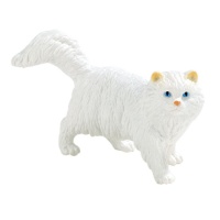 Figura para tarta de Gato blanco de 4,5 cm - 1 unidad