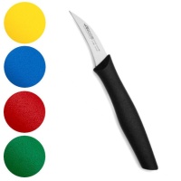 Cuchillo mondador de 6 cm de hoja color negro Nova - Arcos