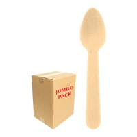 Cucharillas para postre de madera biodegradables de 11 cm - 720 unidades