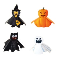 Figuras 3D de Halloween de cartulina - 4 unidades