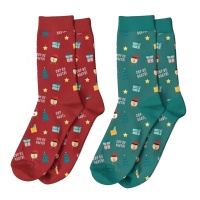 Calcetines de Tió de Nadal - talla 42-47 - 1 par