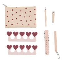Juego de manicura de corazones - 8 piezas