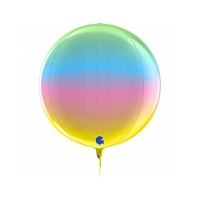 Globo orbz arcoíris de 38 cm - Grabo