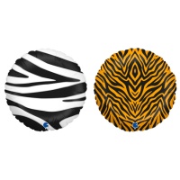 Globo de animal print de 46 cm - Grabo