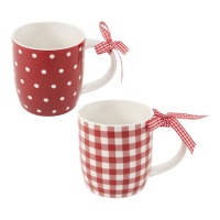Taza de 350 ml Farm House con lazo - DCasa