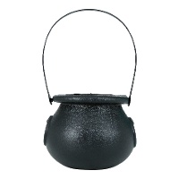 Caldero de bruja negro de 11 cm