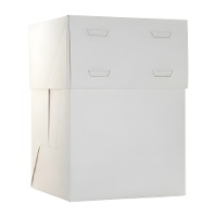 Caja de 15 x 15 x 20 cm para tarta - altura regulable hasta 24 cm
