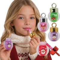 Brillo labial navideño de diseños surtidos - 1 unidad