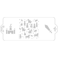 Stencil de Medieval de 10 x 25 cm - Decora