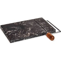 Tabla de cortar de 24 x 21 cm para queso de mármol - 1 unidad