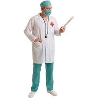 Disfraz de médico cirujano para adulto