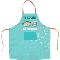 Delantal de Yo cocino, tú friegas