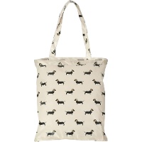 Bolsa de tela Teckel impermeable con cremallera