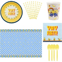 Pack para fiesta de Minions Divertidos - 6 personas
