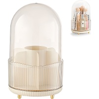 Organizador de maquillaje giratorio 360° de 15 x 15 x 25 cm