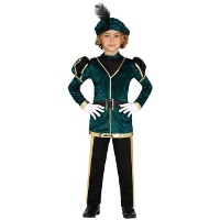 Disfraz de paje elegante para niño