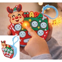 Juego interactivo de reno con luces y sonidos