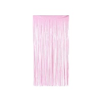 Cortina de 2 x 1 m pastel - 1 unidad