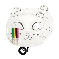 Cesta para colorear de gato de 20 x 15 cm