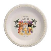 Platos de 18 de los 3 Reyes Magos - 6 unidades
