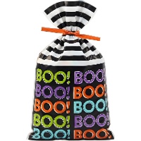 Bolsa para dulces de Halloween mini BOO de 9,5 x 15 cm - Wilton - 20 unidades
