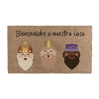 Felpudo de Reyes Magos Bienvenidos a nuestra casa