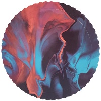 Base para tarta de 35 x 35 x 0,3 cm diseño abstracto - 1 unidad