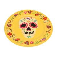 Plato de calavera mejicana de 33 cm