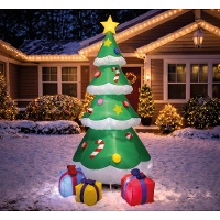 Árbol de Navidad hinchable con luz de 1,80 m