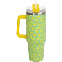 Taza térmica de 1,2 L con diseño de limones