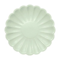 Platos de 23 cm redondos compostables Meri - 8 unidades