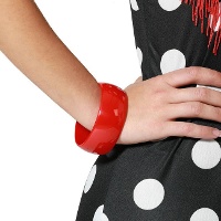 Pulsera de sevillana blanca o roja - 1 unidad
